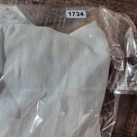 Ott Women’s Chambray Shirt Dress M Blue Tencel Long Sleeve Button Front Casual‎ - Picture 12 of 12